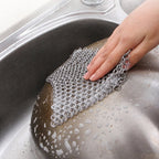 Stainless Steel Square Cast Iron Cleaner Pot Brush Scrubber Home Cookware Kitchen Cleaning Tool, 4×4inch, 5×5inch, 6×6inch, 7×7inch, 8×8inch, 8×6inch – Durable Build, Easy to Use