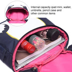 Elephant School Backpack for Children Cute 3D Animal Kids School Bags Boys Girls Schoolbag
