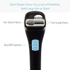 Foldable Long Handle Electric Shaver On Back, Electric Shaver