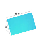 4 PCS / Set Environmentally Friendly Waterproof Washable Antibacterial Antifouling Refrigerator Mat, Transparent White, Transparent Green, Transparent Pink, Transparent Blue, Blue, Green, Pink – Waterproof, Non-slip