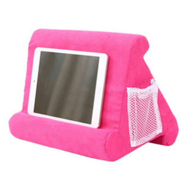 Laptop Holder Tablet Pillow Multifunction Laptop Cooling Pad Rest Cushion – Flip Rose Red