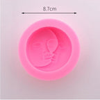 DIY Chocolate Cake Pudding Decoration Tool Face Silicone Model Baking Mold, Face licone Model