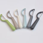 4个一卖 Stainless Steel Round Handle Peeler Sugar Cane Scraper Fruit Plane, 4 PCS Apple Peeler Knife (Dark Gery), 4 PCS Apple Peeler Knife (Green), 4 PCS Apple Peeler Knife (White), 4 PCS Apple Peeler Knife (Light Gery), 4 PCS Apple Peeler Knife (Black) ...