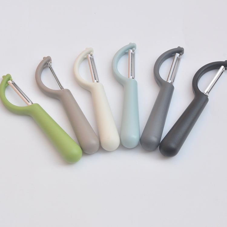 4个一卖 Stainless Steel Round Handle Peeler Sugar Cane Scraper Fruit Plane, 4 PCS Apple Peeler Knife (Dark Gery), 4 PCS Apple Peeler Knife (Green), 4 PCS Apple Peeler Knife (White), 4 PCS Apple Peeler Knife (Light Gery), 4 PCS Apple Peeler Knife (Black) ...