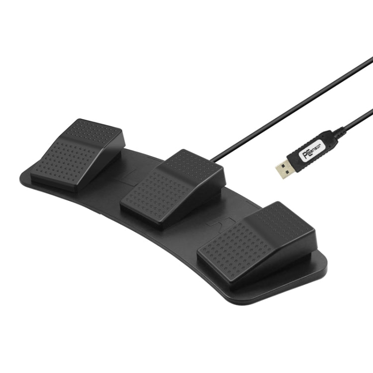 Pcsensor FS23 CF Foot Pedal Switch Keyboard Control Mouse Game Combo Pedal, Photoelectric Mute, Mechanical Sound – Durable Build, Easy to Use