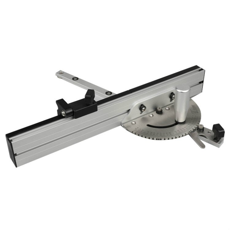 Woodworking Pusher Slide Ruler Woodworking Table Saw Measuring Tool, Single Tenon, Aluminum Handle, Copper Handle, Aluminum Handle + Tenon, Aluminum Handle + Tenon + Limit, Copper Handle + Tenon + Limit, Aluminum Handle + 450mm ＋ Limit... – Flip Aluminum Handle + Tenon + Limit