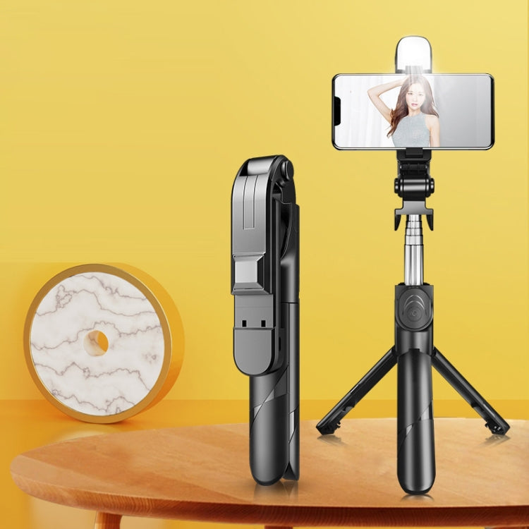 Mini Bluetooth Live Tripod Selfie Stick, XT02P, XT02S, XT02SP XT02SP Black