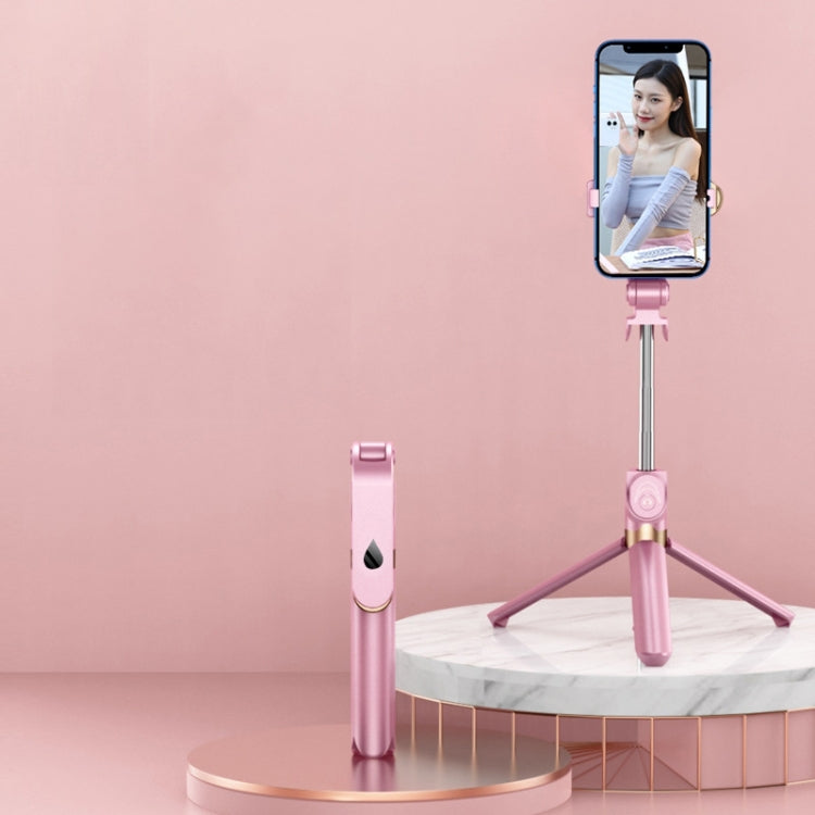 Live Beauty Bluetooth Tripod Selfie Stick, XT06 XT06 Pink