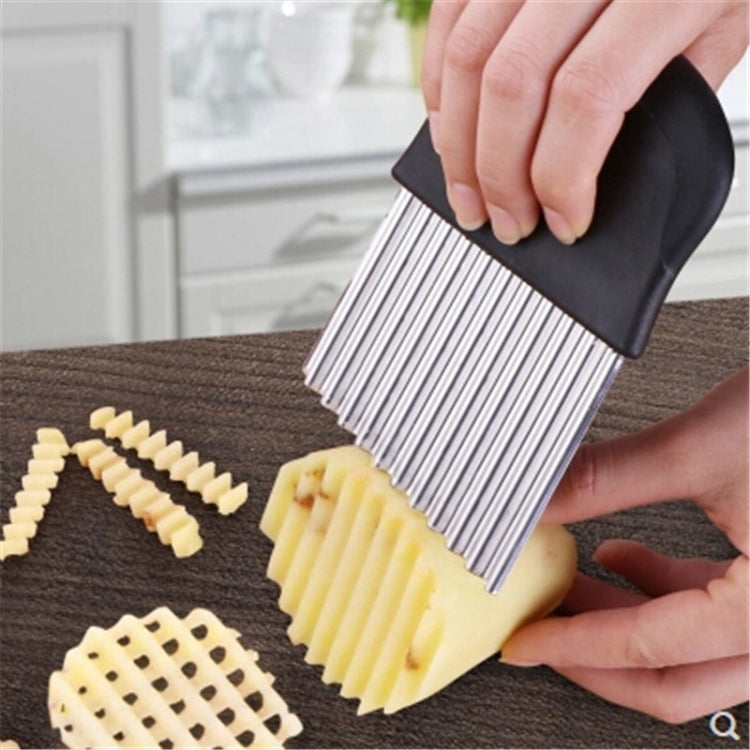 LsCook French Fries Cut Stainless Steel Saw Blade Serrated Cutter Fruit and Vegetable Tools Wave Knife Kitchen Equipment Accessories, Style 3 Style 3