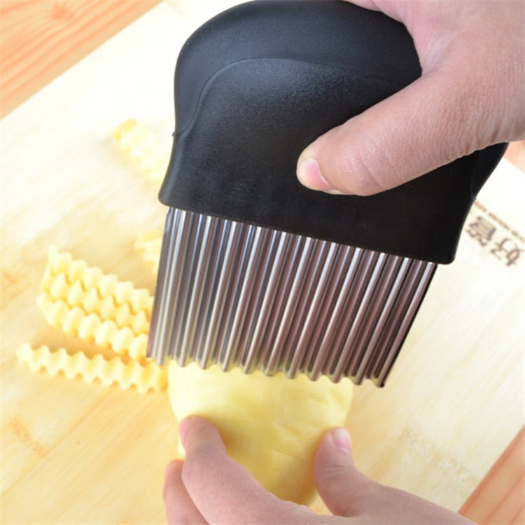 LsCook French Fries Cut Stainless Steel Saw Blade Serrated Cutter Fruit and Vegetable Tools Wave Knife Kitchen Equipment Accessories, Style 3