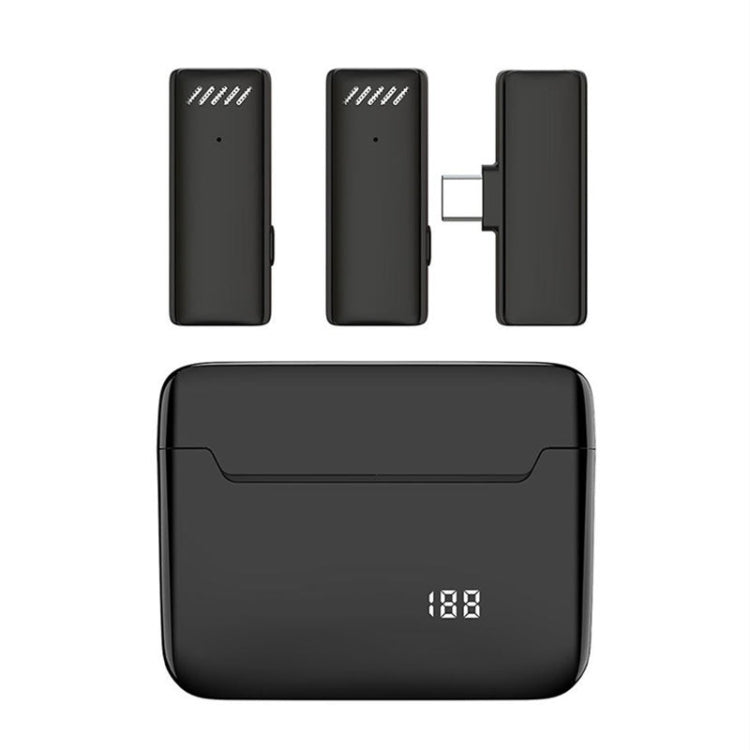 Wireless Lavalier Noise Canceling Microphone with Charging Case, S13 Dual Microphone Black USB-C/Type-C Interface, S13 Dual Microphone Black 8 Pin Interface, S13 One To Two Yellow Case USB-C/Type-C Interface S13 Dual Microphone Black USB-C Type-C Interface