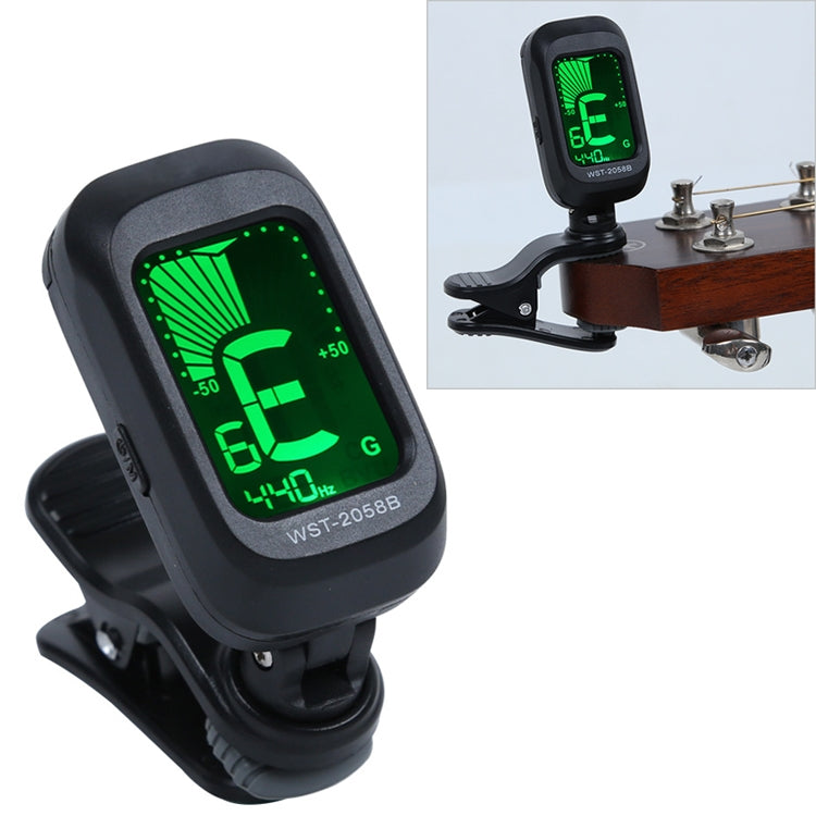 Little Angel WST-2058B Guitar Capo Electronic Tuner, 5×3.7×2.7cm – Durable Build, Easy to Use 5×3.7×2.7cm Black