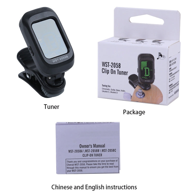 Little Angel WST-2058B Guitar Capo Electronic Tuner, 5×3.7×2.7cm – Durable Build, Easy to Use