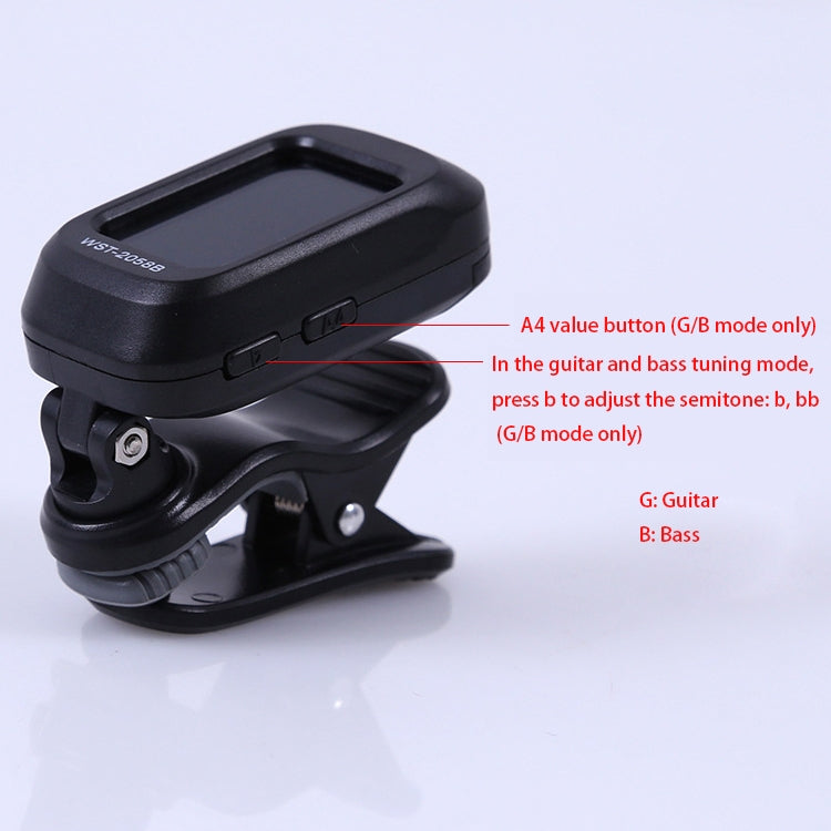 Little Angel WST-2058B Guitar Capo Electronic Tuner, 5×3.7×2.7cm – Durable Build, Easy to Use