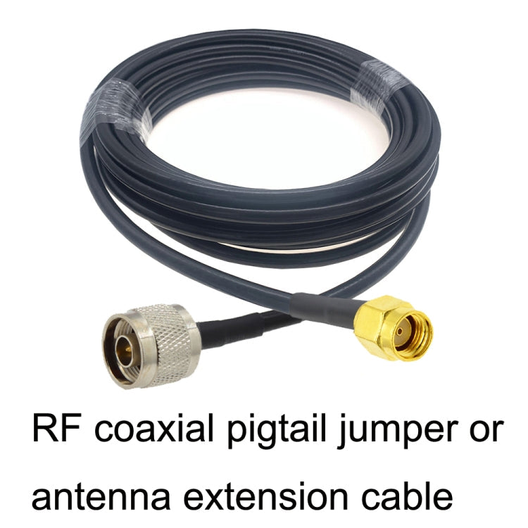 RP-SMA Male to N Male RG58 Coaxial Adapter Cable, RP-SMA Male to N Male 0.5m, RP-SMA Male to N Male 1m, RP-SMA Male to N Male 1.5m, RP-SMA Male to N Male 3m, RP-SMA Male to N Male 5m, RP-SMA Male to N Male10m – Data Transmission