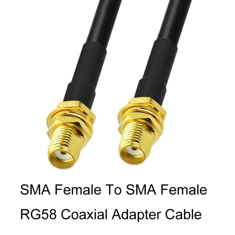 SMA Male To SMA Male RG58 Coaxial Adapter Cable, SMA Female To SMA Female 0.5m, SMA Female To SMA Female 1m, SMA Female To SMA Female 1.5m, SMA Female To SMA Female 3m, SMA Female To SMA Female 5m, SMA Female To SMA Female 10m – Data Transmission