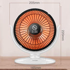 Small Sun Mini Home Office Heater 6 inch Electric Heater National Standard Plug, with 3m Extension Cable