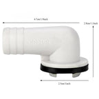 Elbow Air Conditioning External Air Conditioner Outlet Drain Nozzle Universal Drainage Tool for LG Air Conditioner, Elbow Air Conditioner Outlet Drain Nozzle