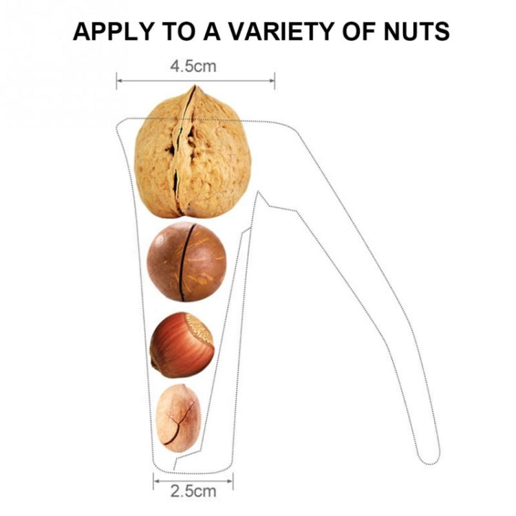 Zinc Alloy Funnel Shape Nut Nutcracker Sheller Walnut Opener Cutter Clamp Plier Kitchen Tools gadgets, Funnel Shape Red, Funnel Shape Black