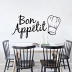 Kitchen Decoration Kitchen Stickers Bon Appetit Wall Stickers DIY Vinyl Art Wallpapers, Kitchen Decoration Kitchen Decoration