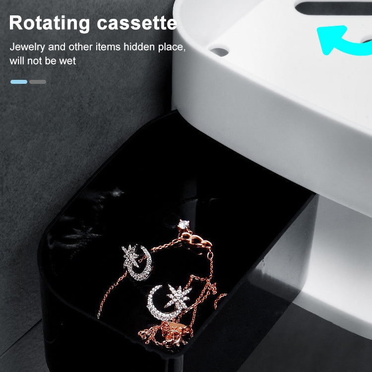 2 PCS Bathroom Accessories Shower Shelf Seamless Rotating Tripod Seamlessly Fixtures Storage Rack Kitchen Tripod – Durable Build, Easy to Use