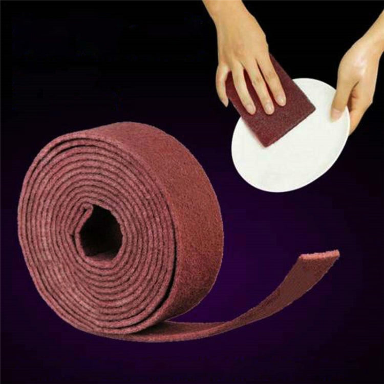 Nylon Emery Scouring Pad Stainless Steel Rust Polishing Kitchen Dish Cleaning Rag, 7 cm x 5.7 m, 9 cm x 1 m, 9 cm x 5.7 m, 9 cm x 20 m 7 cm x 5.7 m