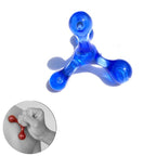 Frog Type Massager Manual Balance Four Ball Massager Waist Massage Ball, Four-ball Blue, Four-ball Green – Durable Build, Easy to Use Four-ball Blue