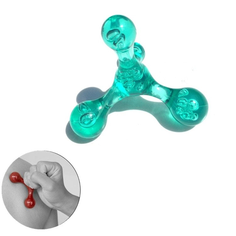 Frog Type Massager Manual Balance Four Ball Massager Waist Massage Ball, Four-ball Blue, Four-ball Green – Durable Build, Easy to Use Four-ball Green