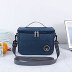 Thermal Lunch Box Bag Durable Waterproof Office Cooler Lunchbox with Strap, S, M, L S Tibetan