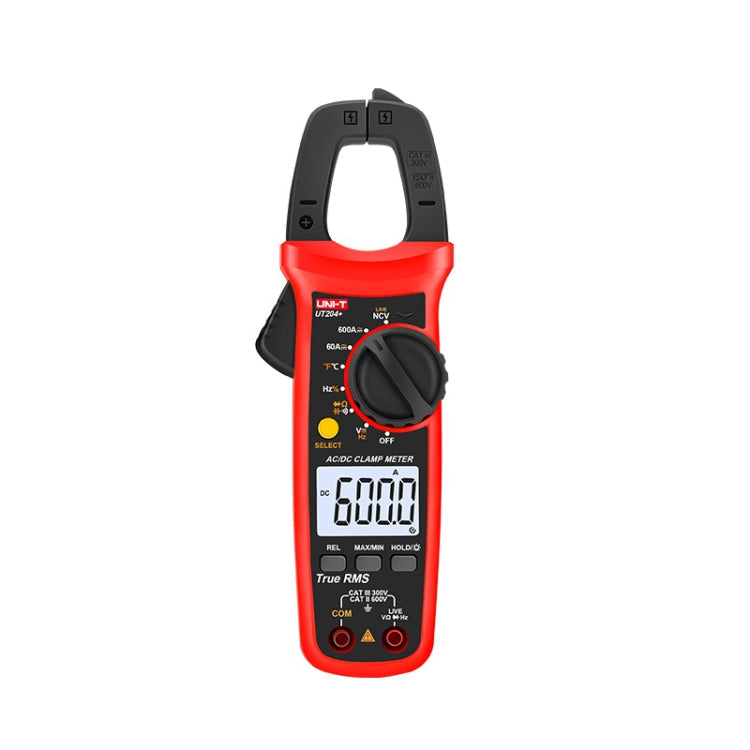 UNI-T UT204+ 600A Digital Clamp Meter AC DC Voltage Detector, UT204+ 600A UT204+ 600A