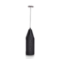 Electric Milk Coffee Whisk Household Mini Semi-Automatic Cream Blender Black