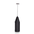 Electric Milk Coffee Whisk Household Mini Semi-Automatic Cream Blender Black
