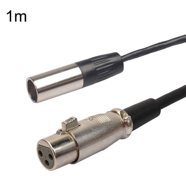 Xlrmini Caron Female To Mini Male Balancing Cable For 48V Sound Card Microphone Audio Cable, 0.5m, 1m, 1.5m, 2m, 3m, 5m, 10m 1m