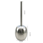 Bathroom Cleaning Brush Creative Stainless Steel Toilet Brush, Stainless Steel Toilet Brush