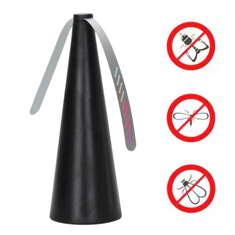 Multifunctional Fan Blade Automatic Fly Catcher Mosquito Repellent Fan, Gold, Black, Silver – Durable Build, Easy to Use Black Black