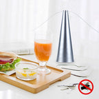 Multifunctional Fan Blade Automatic Fly Catcher Mosquito Repellent Fan, Gold, Black, Silver – Durable Build, Easy to Use