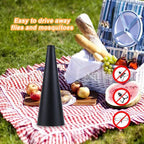 Multifunctional Fan Blade Automatic Fly Catcher Mosquito Repellent Fan, Gold, Black, Silver – Durable Build, Easy to Use