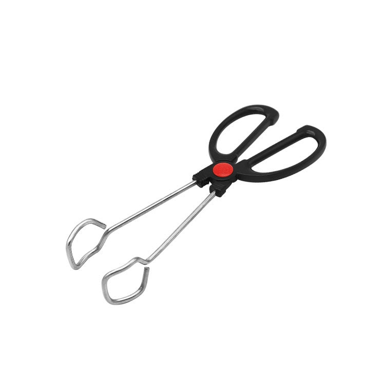Stainless Steel Plastic Handle Barbecue Tongs Food Clip Barbecue Tools, 9 Inch, 12 Inch – Non-slip 9 Inch