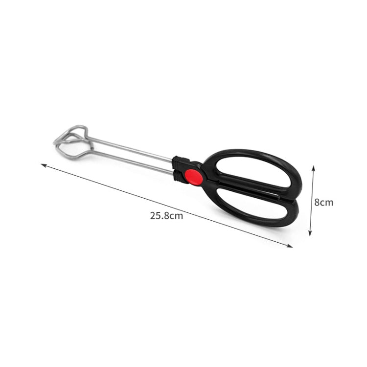 Stainless Steel Plastic Handle Barbecue Tongs Food Clip Barbecue Tools, 9 Inch, 12 Inch – Non-slip