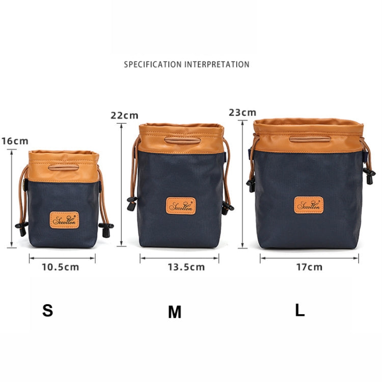 S.C.COTTON Camera Lens Protection Bag Liner Bag Waterproof Camera Storage Bag, L, M, S – Waterproof, Wear-resistant, Leather