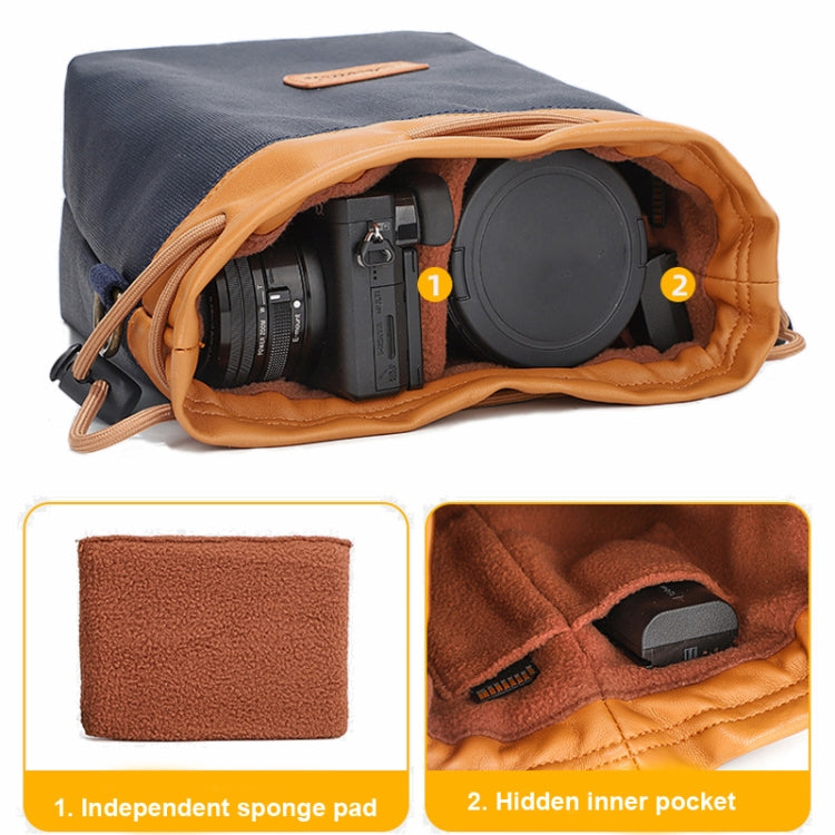 S.C.COTTON Camera Lens Protection Bag Liner Bag Waterproof Camera Storage Bag, L, M, S – Waterproof, Wear-resistant, Leather