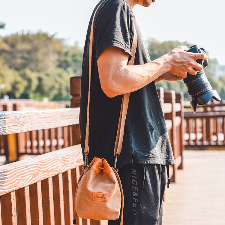 S.C.COTTON Camera Lens Protection Bag Liner Bag Waterproof Camera Storage Bag, L, M, S – Waterproof, Wear-resistant, Leather