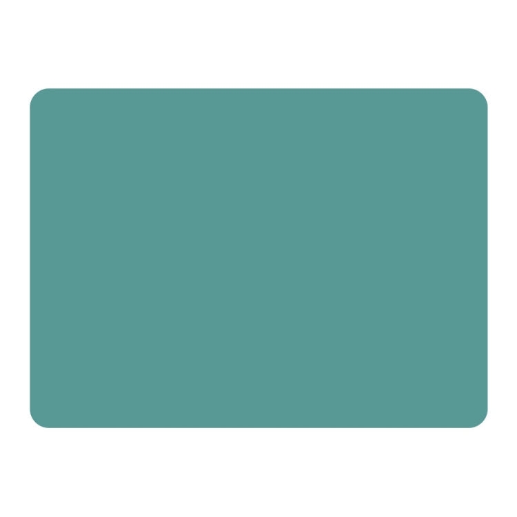 Nordic Style Food Grade Silicone Pad Tableware Environmental Insulation Pad Placemat, Green, Orange, Beige, Sky Blue, Dark Gray Green