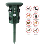 Outdoor Solar Animal Repeller Ultrasonic Vibration Multi-functional Snake Repeller, Solar Animal Repeller – Durable Build, Easy to Use Solar Animal Repeller