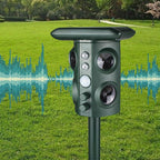 Outdoor Solar Animal Repeller Ultrasonic Vibration Multi-functional Snake Repeller, Solar Animal Repeller – Durable Build, Easy to Use