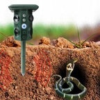 Outdoor Solar Animal Repeller Ultrasonic Vibration Multi-functional Snake Repeller, Solar Animal Repeller – Durable Build, Easy to Use