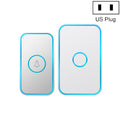 CACAZI A78 Long-Distance Wireless Doorbell Intelligent Remote Control Electronic Doorbell, US Plug, EU Plug, UK Plug US Plug Bright White