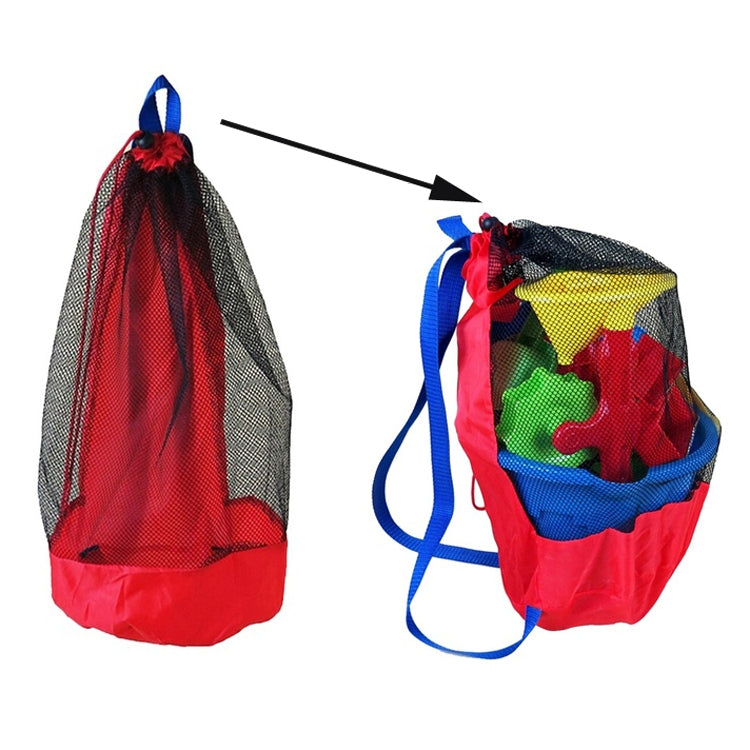 Children Beach Toys Storage Bag Play Sand Tools Storage Net Bag Backpack, Backpack Backpack