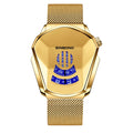 BINBOND Locomotive Concept Watch Men Live Black Technology Watch, Gold Net Belt Full Gold Blue Face, Gold Net Belt Full Gold Gold Face, Black Net Belt Black Steel Blue Face, Black Net Belt Black Steel White Face, White Net Belt White Steel Blue Face... Gold Net Belt Full Gold Gold Face Gold Net Belt-Full Gold-Gold Face