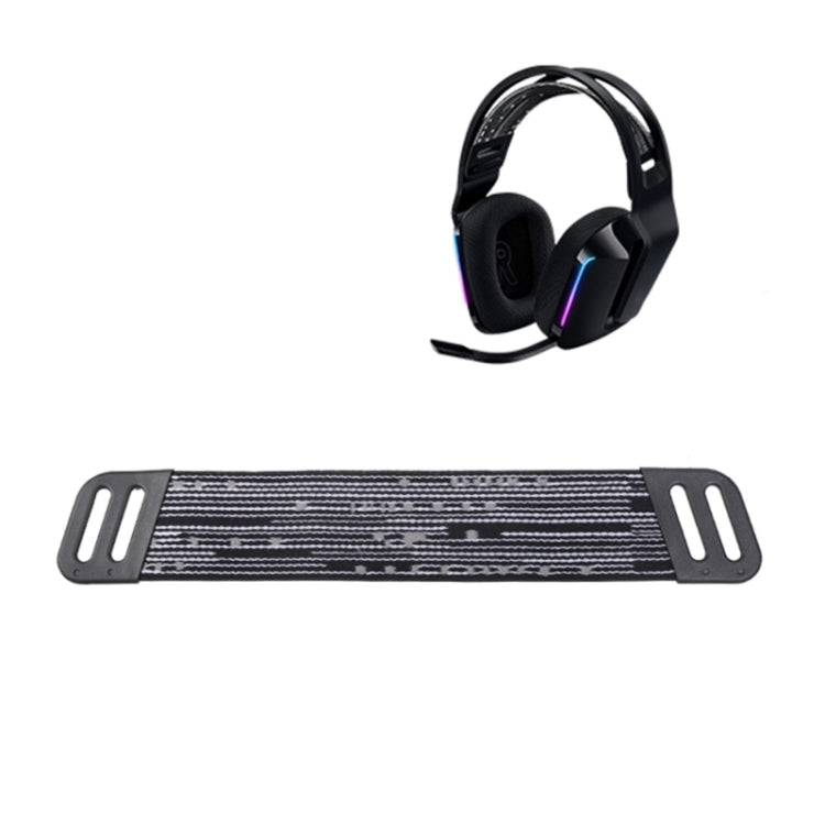 Head Beam Protector for Logitech G733 Headset Stripe White